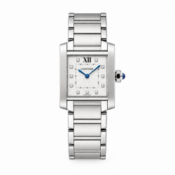 Cartier Tank Française Small WE110006 Diamond Dial Watch